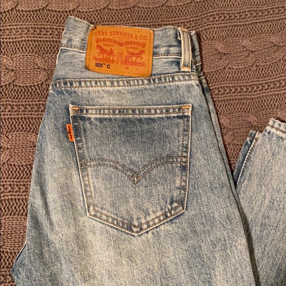 Levi’s 505 Orange Tab Jeans